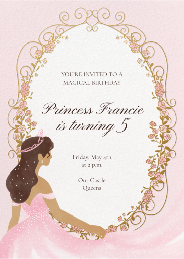 Sparkling Princess - Birthday Card by Paperless Post
