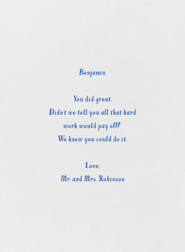 Blue Ribbon by Mr. Boddington's Studio - Back