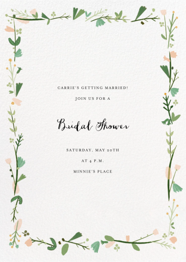Miss Potter - Bridal Shower Invitation by Mr. Boddington's Studio