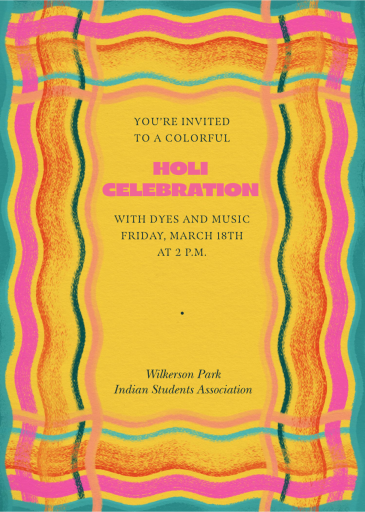 Holi Milan - Invitation by Paperless Post - Back