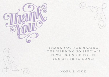 Mercer Horizontal - Thank You Card by Paperless Post