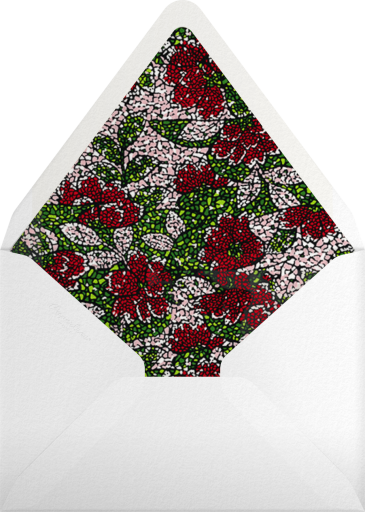 Floral A Pois Horizontal - Oscar de la Renta Envelope