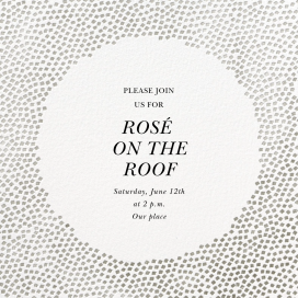 Metallic Confetti - Cocktail Party Invitation by Kelly Wearstler