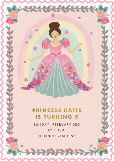 Rosa Princess - Birthday Invitation by Rifle Paper Co.