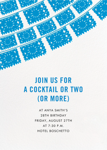 Fiesta Flags - Valentine's Day Invitation by Linda and Harriett