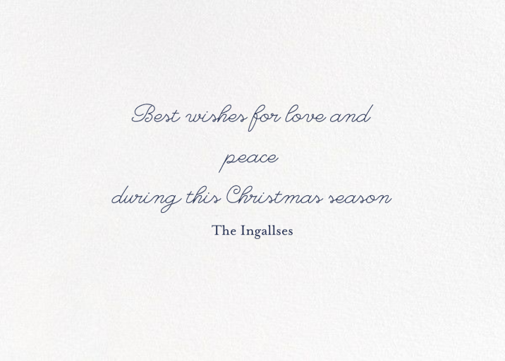 Peace Angel (Kelsey Garrity Riley) by Red Cap Cards - Back