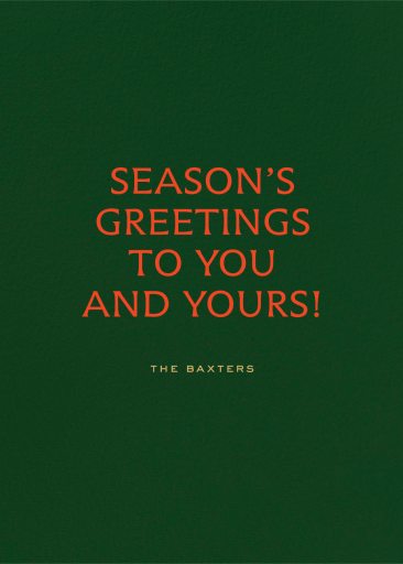 Just for Fun Photo - Christmas Card by Paperless Post - Back