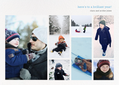 Photo Winter Collage Card