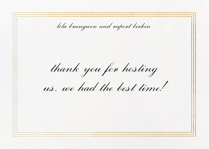 Triple Interior Border  - Stationery by Paperless Post