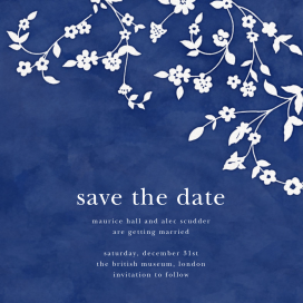 Floral Trellis II - Save The Date by Oscar de la Renta