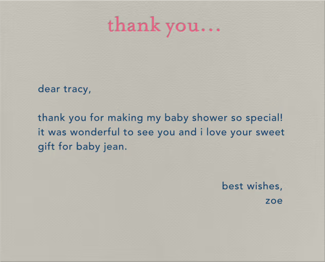Casual Thanks - Thank You Card by Paperless Post