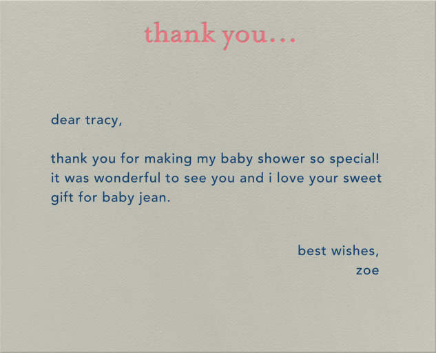 Casual Thanks by Paperless Post