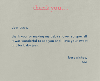 Casual Thanks by Paperless Post