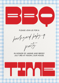 BBQ Bash - Baby Shower Invitation by Paperless Post