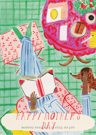 Dog Mom - Mother's Day Card by Mr. Boddington's Studio