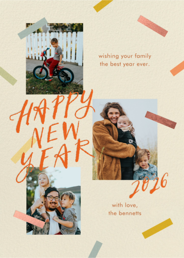 New Confetti - New Year's Card by Paperless Post