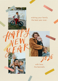 New Confetti - New Year's Card by Paperless Post