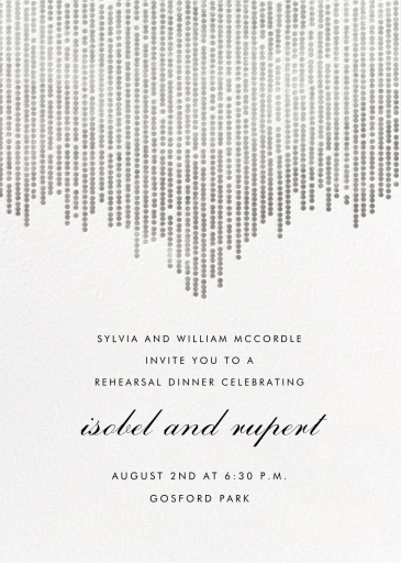Josephine Baker - Rehearsal Dinner Invitation by Paperless Post