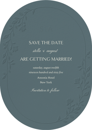 Ornate Vines - Save the Date by Paperless Post