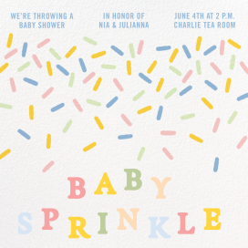 Baby Sprinkle - Baby Sprinkle Invitation by Paperless Post