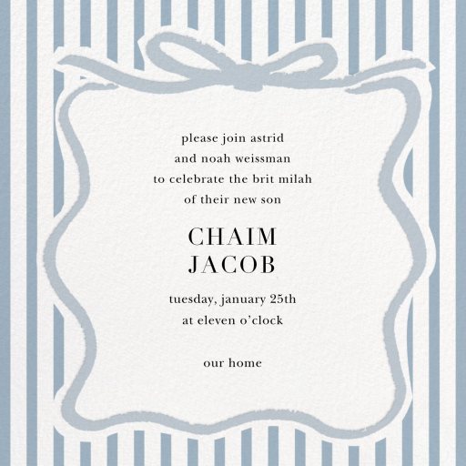 Coquette Ribbons - Religious Invitation by Sugar Paper