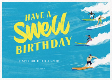 Have a Swell Birthday - Birthday Card by Paperless Post