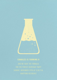 ‪Erlenmeyer Flask‬ - Birthday Invitation by Paperless Post