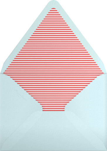 Cool Dino Skater Invitation Envelope