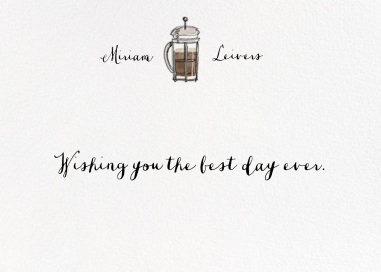 Coffee Talk - Stationery by Paperless Post