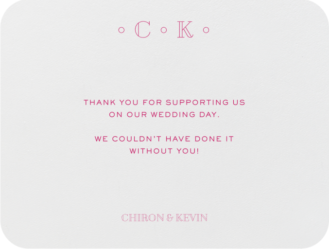 Lacquer (Thank You) - Stationery by Crane & Co.