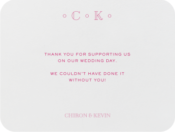 Lacquer (Thank You) - Stationery by Crane & Co.