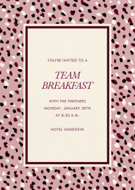 Abstract Terrazzo Pattern Invitation