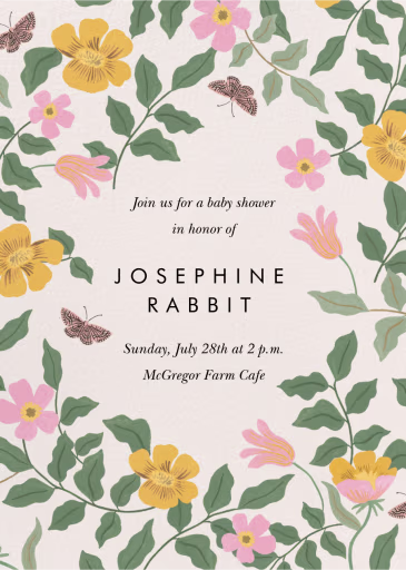 Primrose Shower - Baby Shower Invitation by Rifle Paper Co.