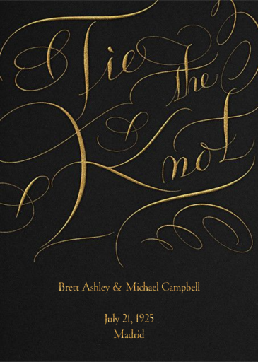 Tie The Knot Script by Bernard Maisner