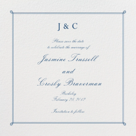 Double Loop Frame - Save the Date by Paperless Post