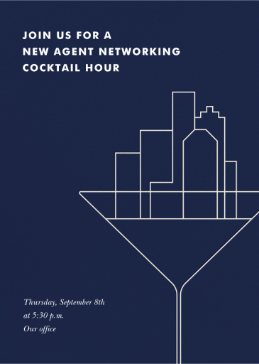 Cosmopolitan - Networking Event Invitation by Paperless Post