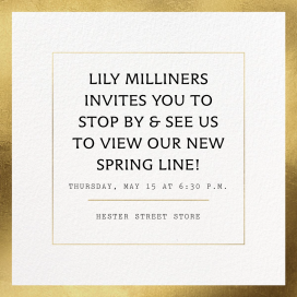 Foil Square by Paperless Post