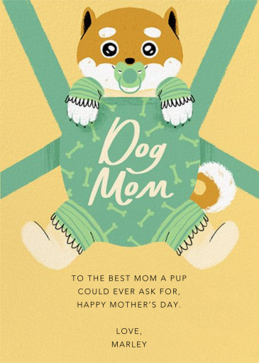 Furbaby Crazy (Dog) - Mother's Day Card by Paperless Post