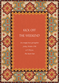Boho - Happy Hour Invitation by Schumacher