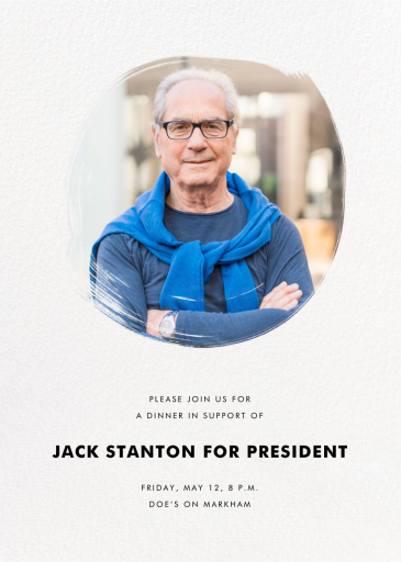 Painted Circle - Fundraiser Invitation by Paperless Post