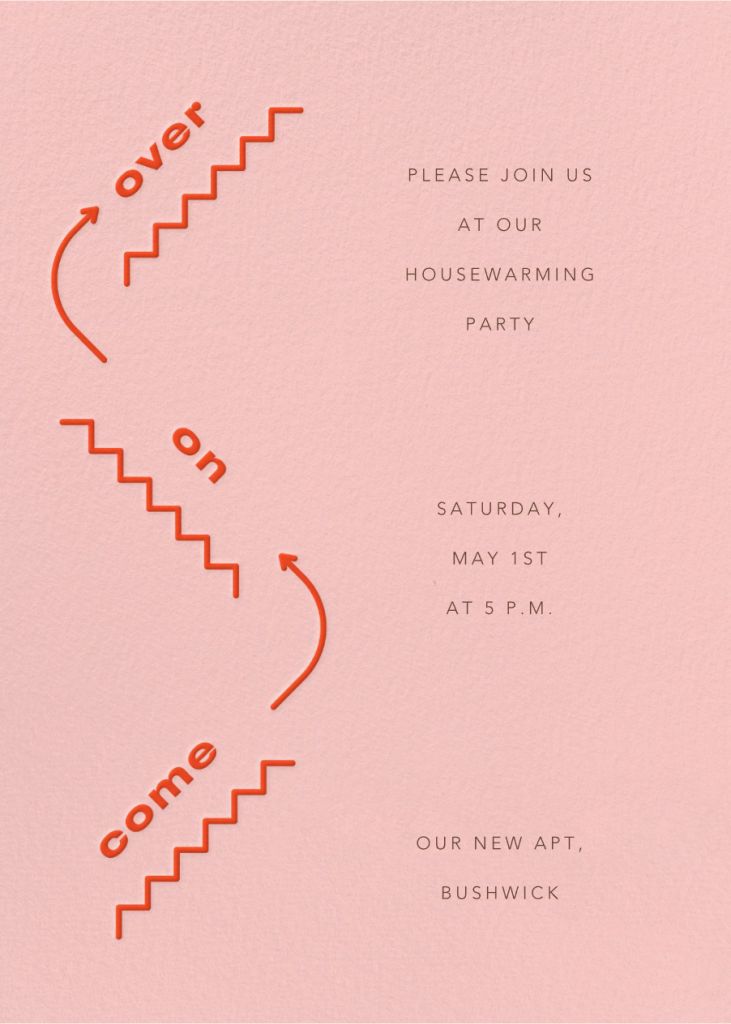 Third-Floor Walk-Up Invitation