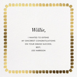 Gumdrop Border - Business Greeting Card by kate spade new york