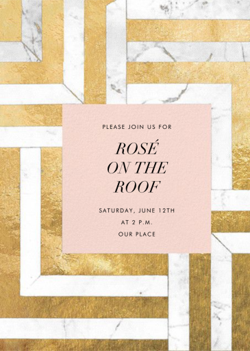 Archetype - Tall - Cocktail Party Invitation by Kelly Wearstler