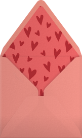 Lipstick Heart (Square New) - Paperless Post Envelope