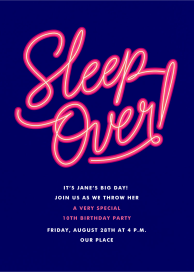 Neon Nights by Paperless Post