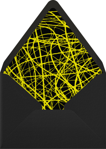 Black Cat in the Hat - Paperless Post Envelope