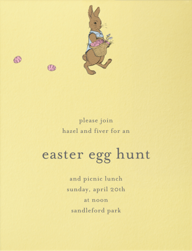 Easter Bunny - Easter Invitation by Paperless Post