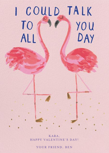 Flamingo On - Greeting Card by Mr. Boddington's Studio