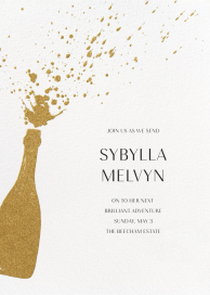 Champers - Celebration Invitation by Paperless Post