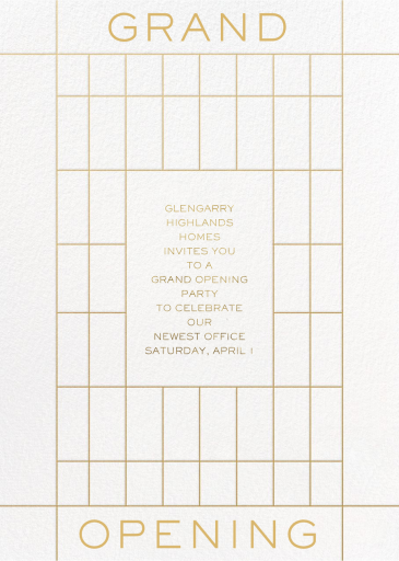 Grand Time - Launch Party Invitation by Paperless Post